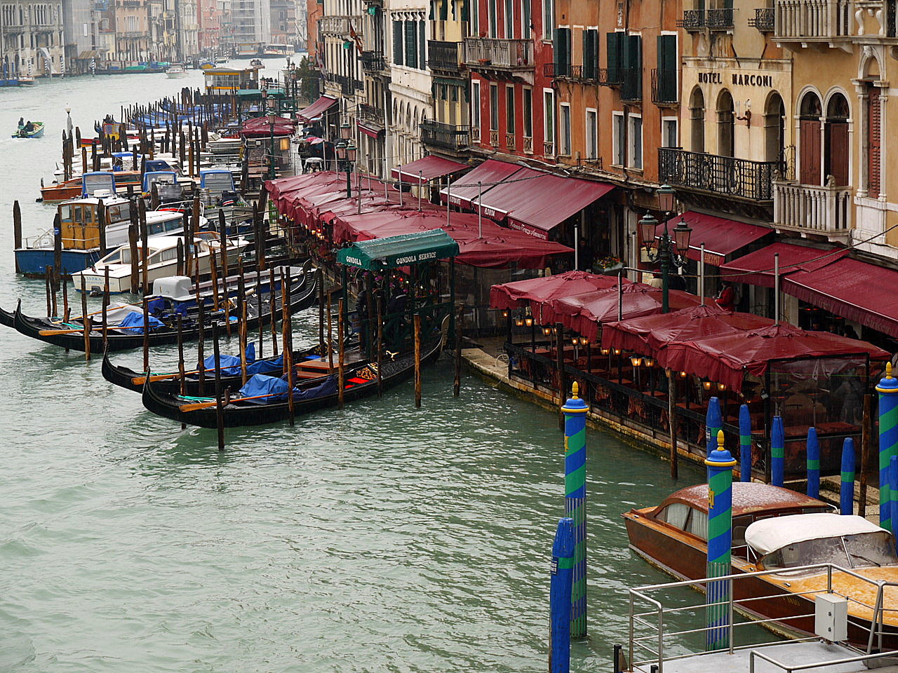 Venice gondolas
